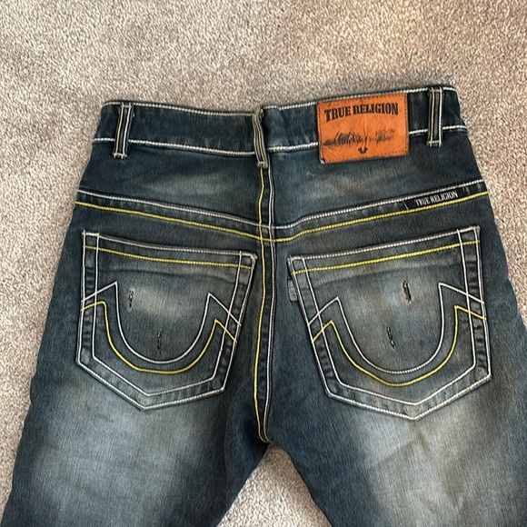 True Religion Men's Blue Jeans Sz 28 - Picture 5 of 17